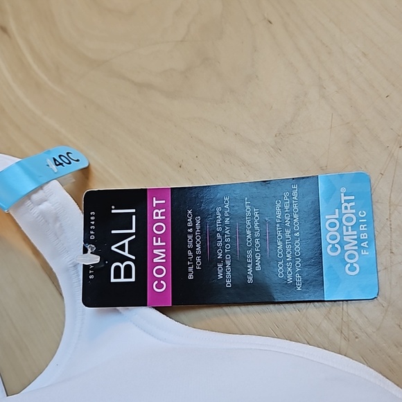 NWT Bali Comfort wireless padded bra 40C cool comfort fabric - Picture 3 of 7